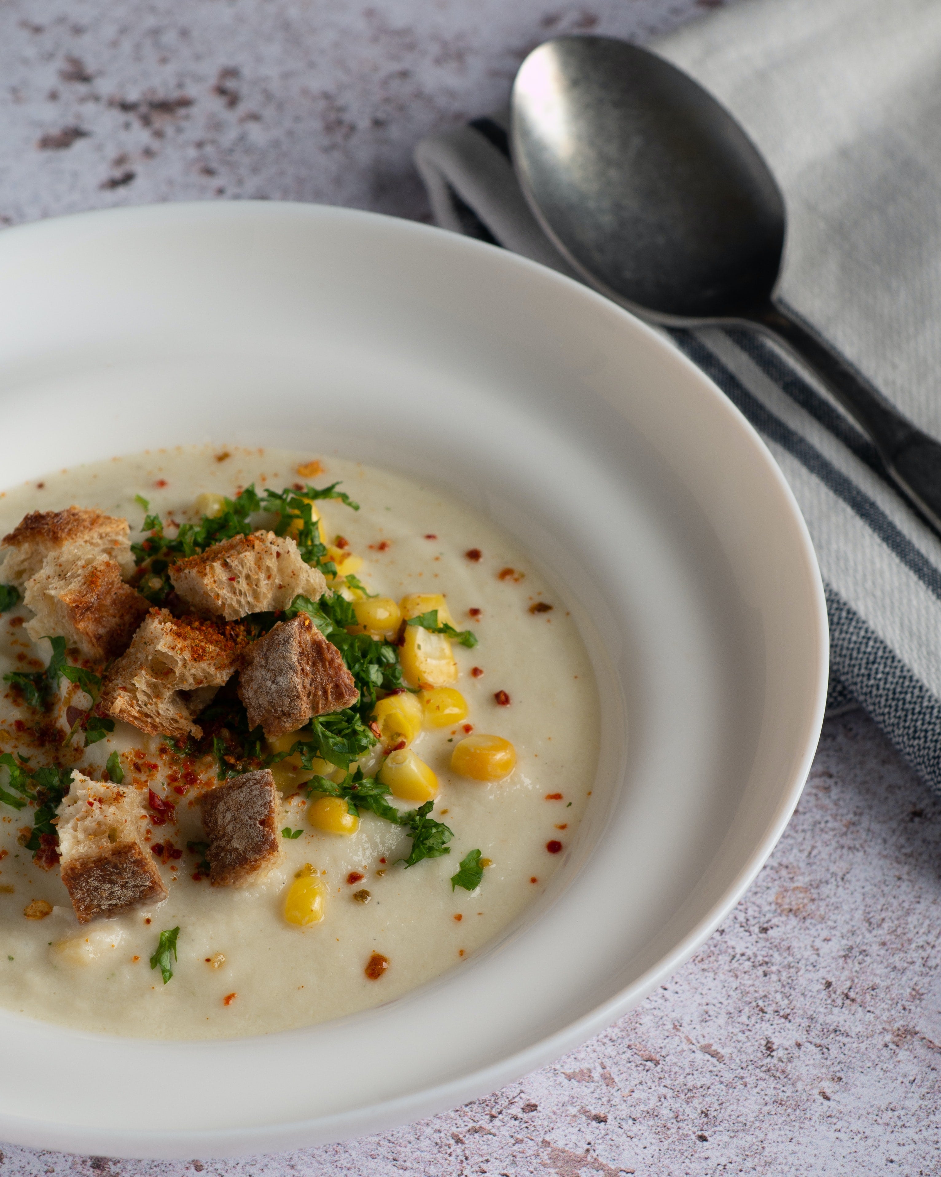 Creamy Roasted Cauliflower Soup – Peko