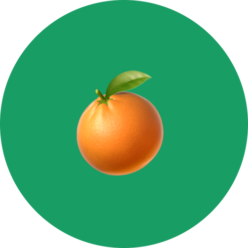 Tangerine emoji